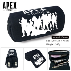 APEX-1 动漫帆布多功能双层拉链笔袋钱包