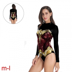 正义联盟系列海王cosplay神奇女侠超人英雄装扮表演出服长袖泳衣