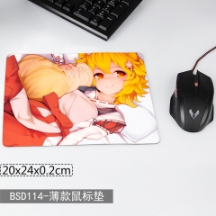 BSD114-贤惠幼妻仙狐小姐 动漫 彩印布面20X24X0.2薄款鼠标垫