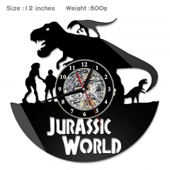 侏罗纪世界01 创意挂画挂钟钟表（PVC材质）