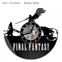 最终幻想02 创意挂画挂钟钟表（PVC材质）