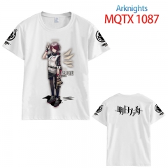 明日方舟 MQTX 1087欧码全彩印花短袖T恤