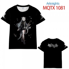明日方舟 MQTX 1081欧码全彩印花短袖T恤