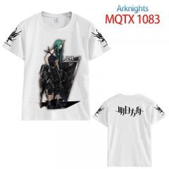 明日方舟 MQTX 1083欧码全彩印花短袖T恤