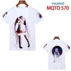 初音未来 MQTO 570 欧码全彩印花短袖T恤