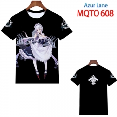 碧蓝航线MQTO 608 欧码全彩印花短袖T恤