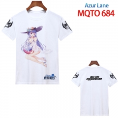 碧蓝航线MQTO 684 欧码全彩印花短袖T恤