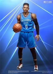 NBA 1比9 篮球 拉塞尔·威斯布鲁克 0号 蓝衣 可动 手办模型 盒装 22厘米 0.44kg