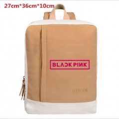 blackpink书包周边同款双肩包韩版休闲三色背包可爱女包学生书包