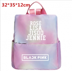 BLACKPINK书包周边同款双肩背包炫彩韩版清新单肩手提包学生女包