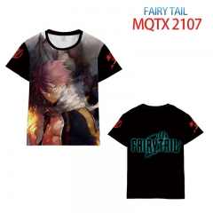 妖精的尾巴 全彩印花短袖T恤 MQTX 2107