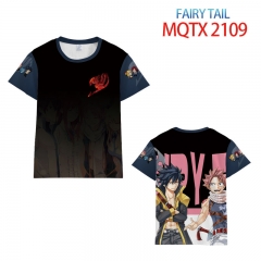 妖精的尾巴 全彩印花短袖T恤 MQTX 2109