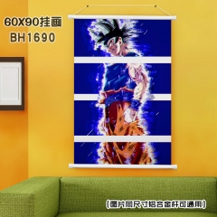 (60X90)BH1690-龙珠-动漫白色塑料杆挂画