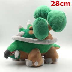 士台龟毛绒公仔 移动的森林 草苗龟终极进化版毛绒玩具娃娃 28cm