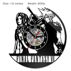 最终幻想03 动漫创意挂画挂钟钟表PVC材质(不配电池)40款