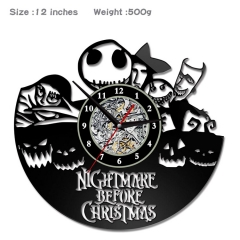 圣诞夜惊魂杰克 动漫创意挂画挂钟钟表PVC材质(不配电池)40款
