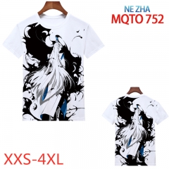 哪吒T恤牛奶丝网布欧码T恤MQTO752