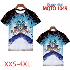 七龙珠 T恤牛奶丝网布欧码T恤MQTO-1049