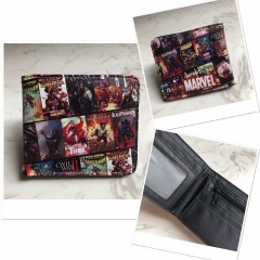 Marvel psb (2)PU全彩丝印二折短款卡包皮夹钱包