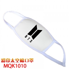 BTS防弹少年团-MQK-1010-彩印太空棉口罩