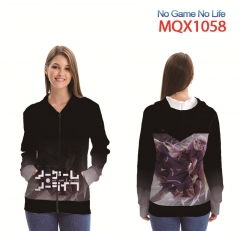 MQX 1058_游戏人生拉链贴袋卫衣