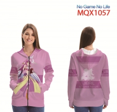 MQX 1057_游戏人生拉链贴袋卫衣