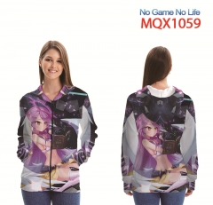 MQX 1059_游戏人生拉链贴袋卫衣