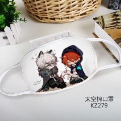 KZ279-明日方舟 游戏彩印太空棉口罩