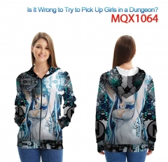 MQX-1064 在地下城寻求邂逅是否搞错了什么 贴袋卫衣