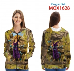 七龙珠 MQX-1628-(2)全彩拉链连帽贴袋卫衣外套XXS-4XL共9个码数