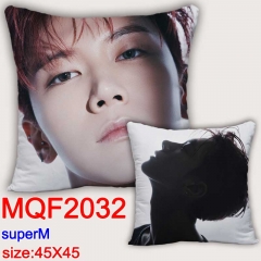 韩国男团 Super M  MQF2032  双面全彩抱枕靠枕-45X45CM