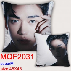 韩国男团 Super M  MQF2031 双面全彩抱枕靠枕-45X45CM