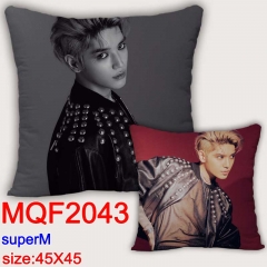 韩国男团 Super M  MQG2043  双面全彩抱枕靠枕-45X45CM