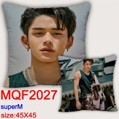韩国男团 Super M  MQF2027 双面全彩抱枕靠枕-45X45CM
