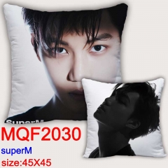 韩国男团 Super M  MQF2030 双面全彩抱枕靠枕-45X45CM