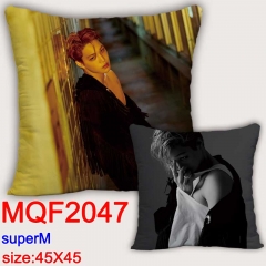 韩国男团 Super M  MQG2047  双面全彩抱枕靠枕-45X45CM