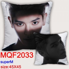 韩国男团 Super M  MQF2033  双面全彩抱枕靠枕-45X45CM