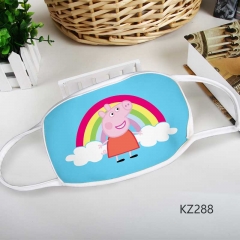 KZ288-小猪佩奇-动漫彩印太空棉口罩