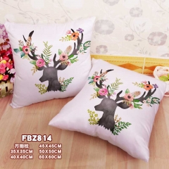 FBZ814-麋鹿-动物方抱枕