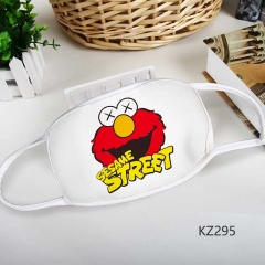 KZ295-芝麻街-动漫彩印太空棉口罩