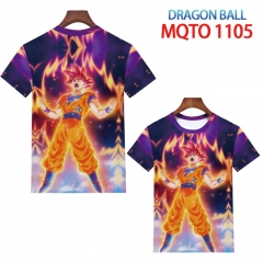 七龙珠-MQTO-1105-欧码全彩印花短袖T恤-2XS-4XL共9个码