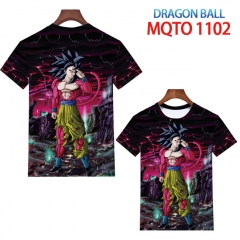 七龙珠-MQTO-1102-欧码全彩印花短袖T恤-2XS-4XL共9个码