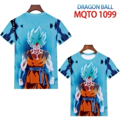 七龙珠-MQTO-1099-欧码全彩印花短袖T恤-2XS-4XL共9个码