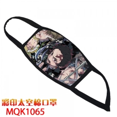 鬼灭之刃MQK 1065彩印太空棉口罩