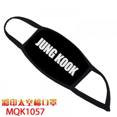 K POP bts MQK 1057彩印太空棉口罩