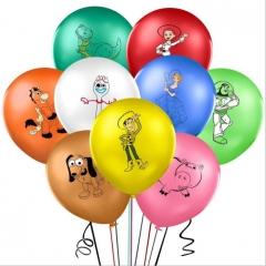 跨境 热卖玩具总动员主题气球套装派对装饰 光年卡通乳胶气球组合