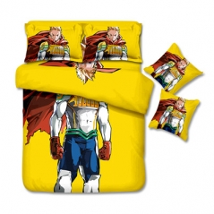 我的英雄学院动漫舒适学生宿舍床上用品四件套床单被套被单可定制