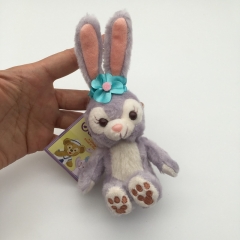星黛露毛绒玩具公仔钥匙扣史黛拉可爱紫色兔子坐姿包包挂件