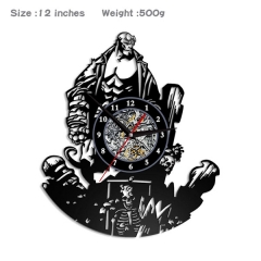 地狱男爵 - 动漫创意挂画挂钟钟表PVC材质(不配电池)