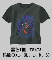 T恤 -- 黑色T恤TS473 火影忍者